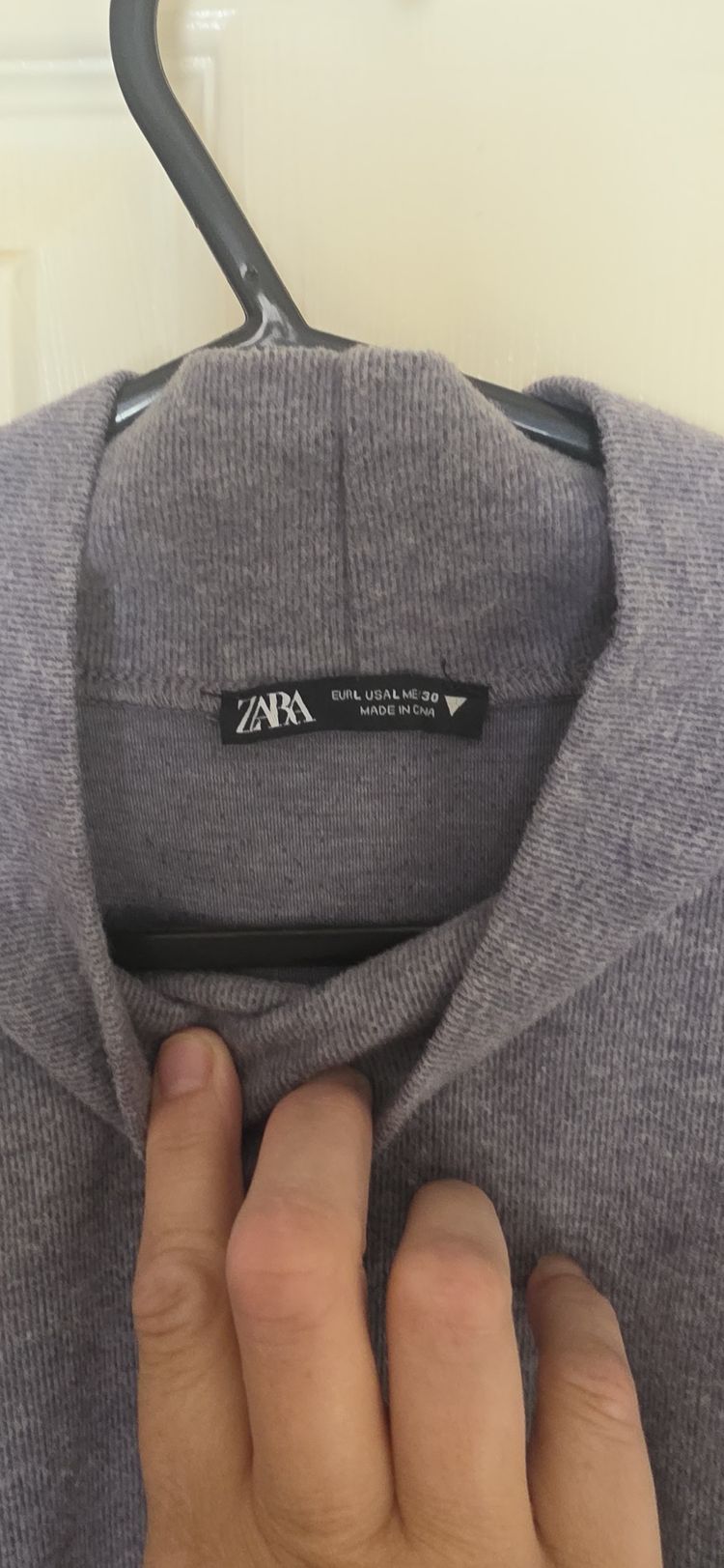 Zara Grey Knit Dress image 2