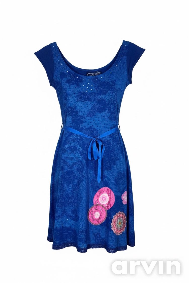 Other Blue Dress With Floral Patterns product image