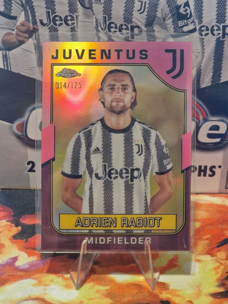 Adrien Rabiot  /125 Pink Topps Juventus 