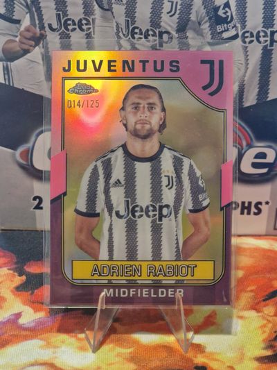 Adrien Rabiot /125 Pink Topps Juventus