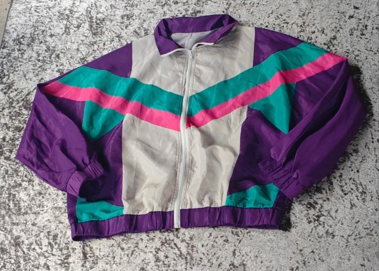 Color Block Zip-Up Jacket image 1