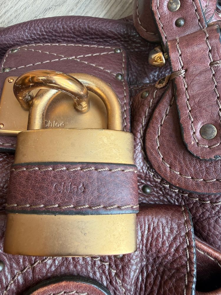 Vintage Chloé Paddington Leather Bag image 4