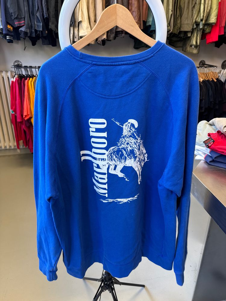 Blue Sweatshirt With Graphic Print