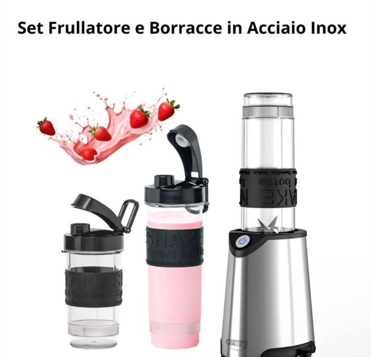 Set Frullatore - Blender And Stainless Steel Bottles Set product image