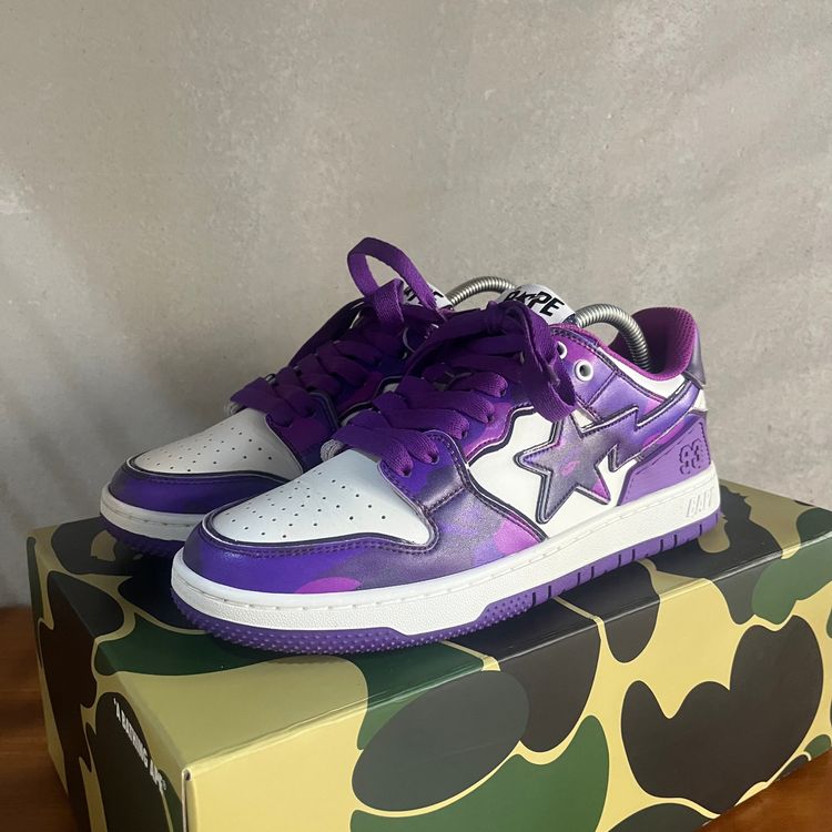 A Bathing Ape Bape SK8 STA | Purple Camo | UK 8 image 10