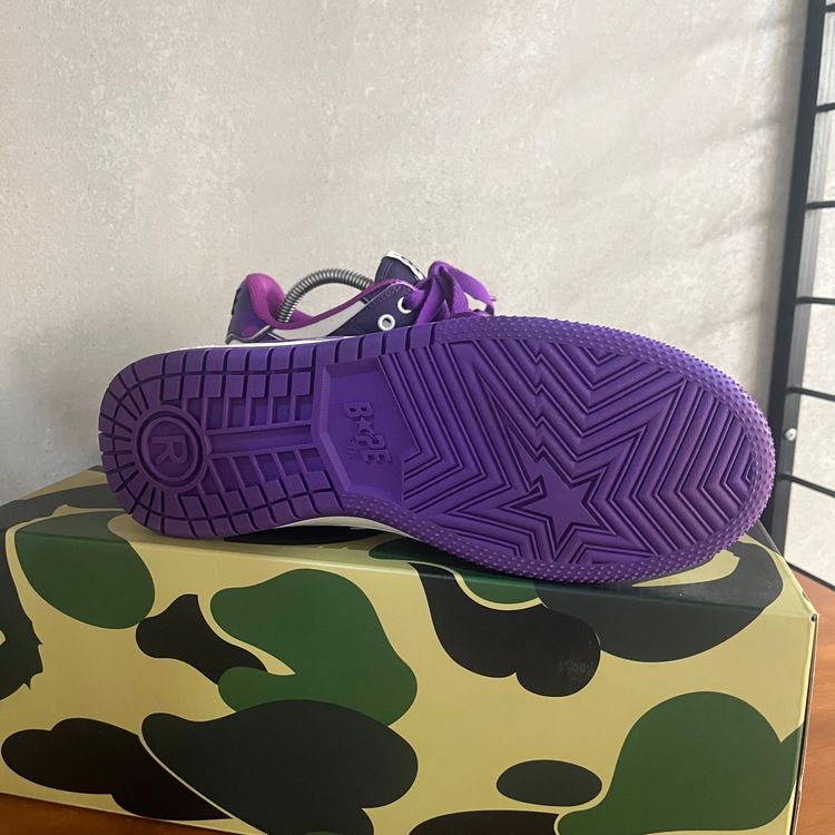A Bathing Ape Bape SK8 STA | Purple Camo | UK 8 image 7