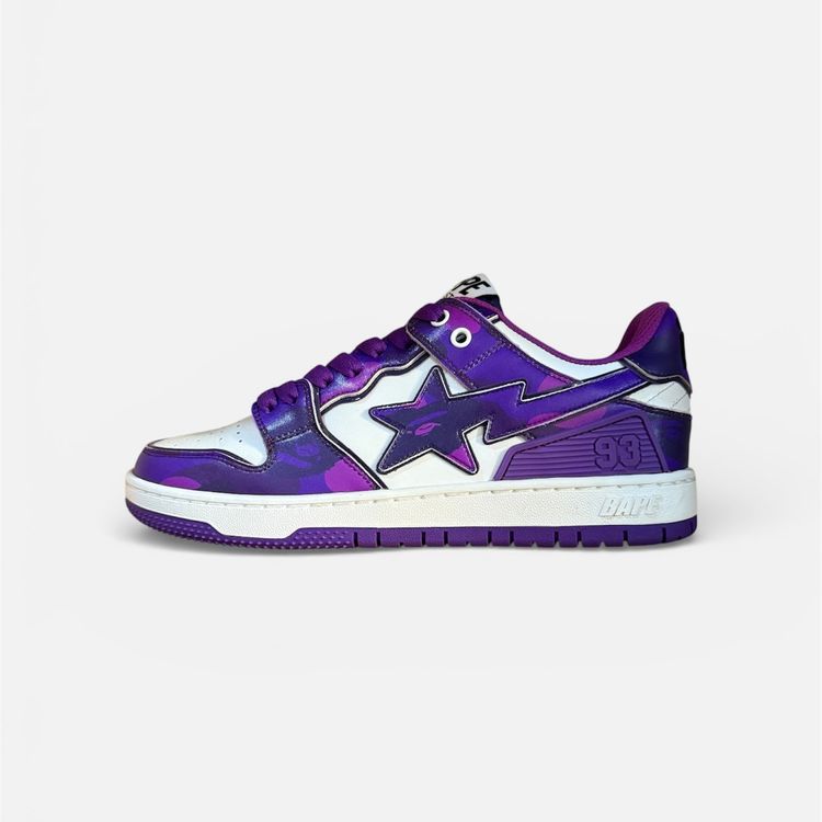 A Bathing Ape Bape SK8 STA | Purple Camo | UK 8 image 1