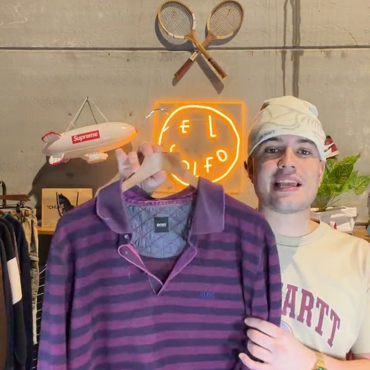 Polo POLO LARGO BOSS MORADO TALLA M zdjęcie produktu