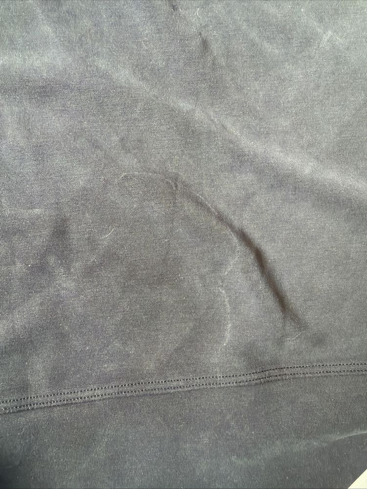 Lululemon Perfectly Oversized Crop Crew Softstreme Black Uk 12 BNWT £108 Marked imagen 2