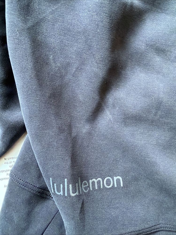 Lululemon Perfectly Oversized Crop Crew Softstreme Black Uk 12 BNWT £108 Marked imagen 4