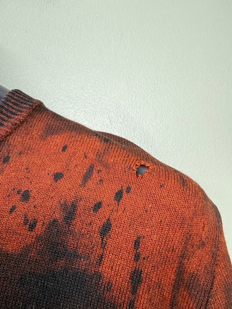 Stone Island Handpainted Tortoise Shell Camo Jumper 5