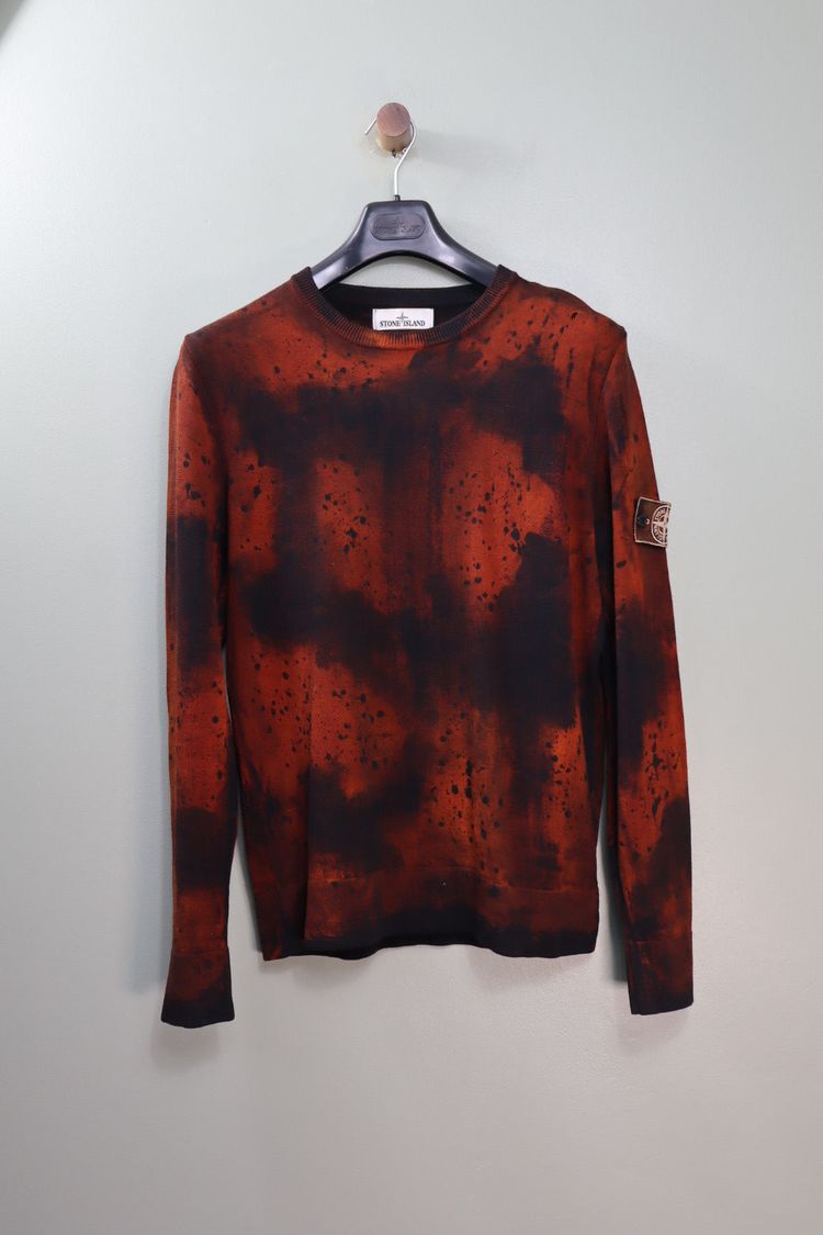 Stone Island Handpainted Tortoise Shell Camo Jumper 3