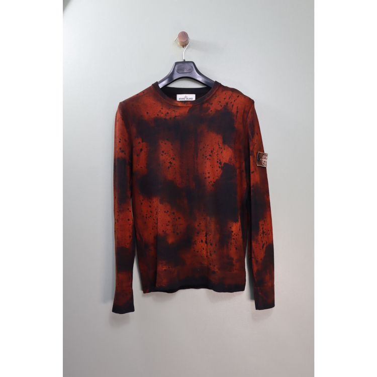 Stone Island Handpainted Tortoise Shell Camo Jumper