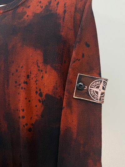 Stone Island Handpainted Tortoise Shell Camo Jumper 6