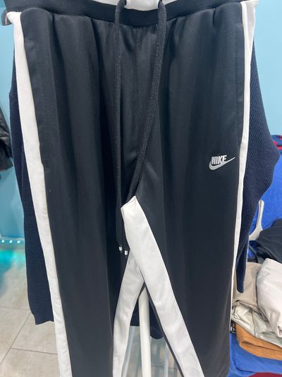 Nike Black And White Track Pants