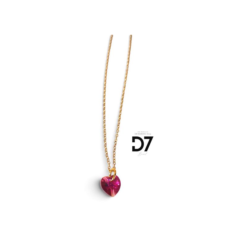 Swarovski Collar Yasmin Fénix Oro 🐦‍🔥 Swarovski Fucsia product image
