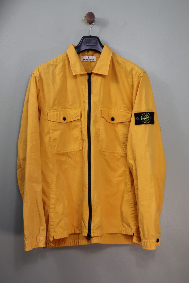 Stone Island Yellow Overshirt image 6