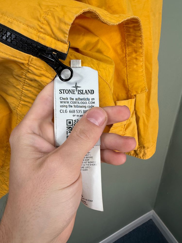 Stone Island Yellow Overshirt image 5