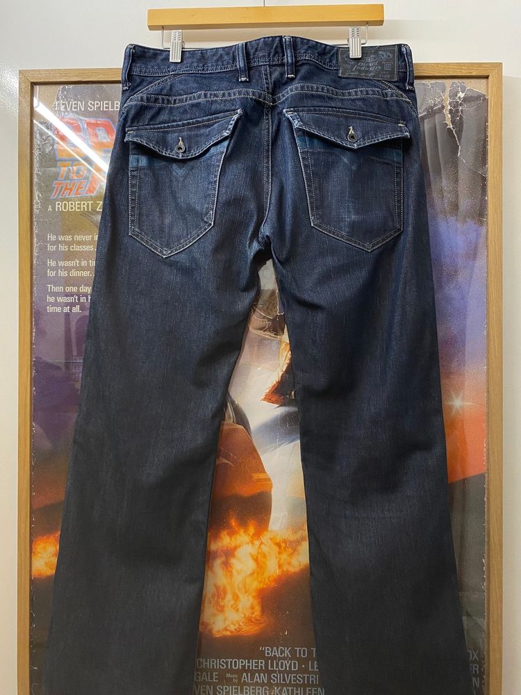 Immagine di 2000s Diesel Industry Ruky Slim Bootcut Denim Jeans 1