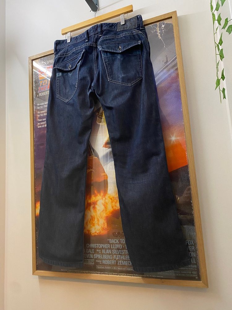 Immagine di 2000s Diesel Industry Ruky Slim Bootcut Denim Jeans 6