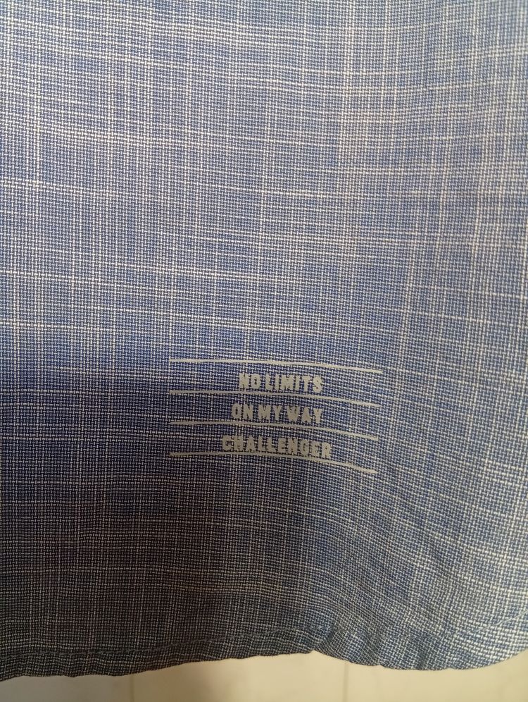 Blue Short Sleeve Button-Up Shirt image 2
