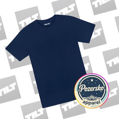 Pozersko Apparel Navy Blue T-Shirt