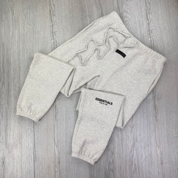 Fear of God Essentials ‘Fear Of God’ Light Oat Joggers - Large product image