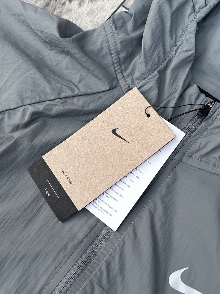 Nike Dri-Fit Repel Stride Miler Jacket ‘Smoke Grey’ - Size Small  obraz 4
