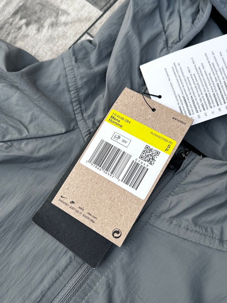Nike Dri-Fit Repel Stride Miler Jacket ‘Smoke Grey’ - Size Small  obraz 5