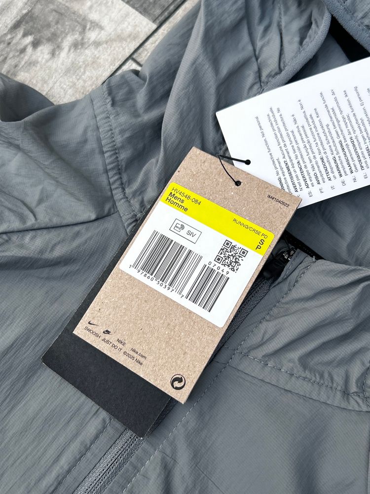 Nike Dri-Fit Repel Stride Miler Jacket ‘Smoke Grey’ - Size Small  obraz 7