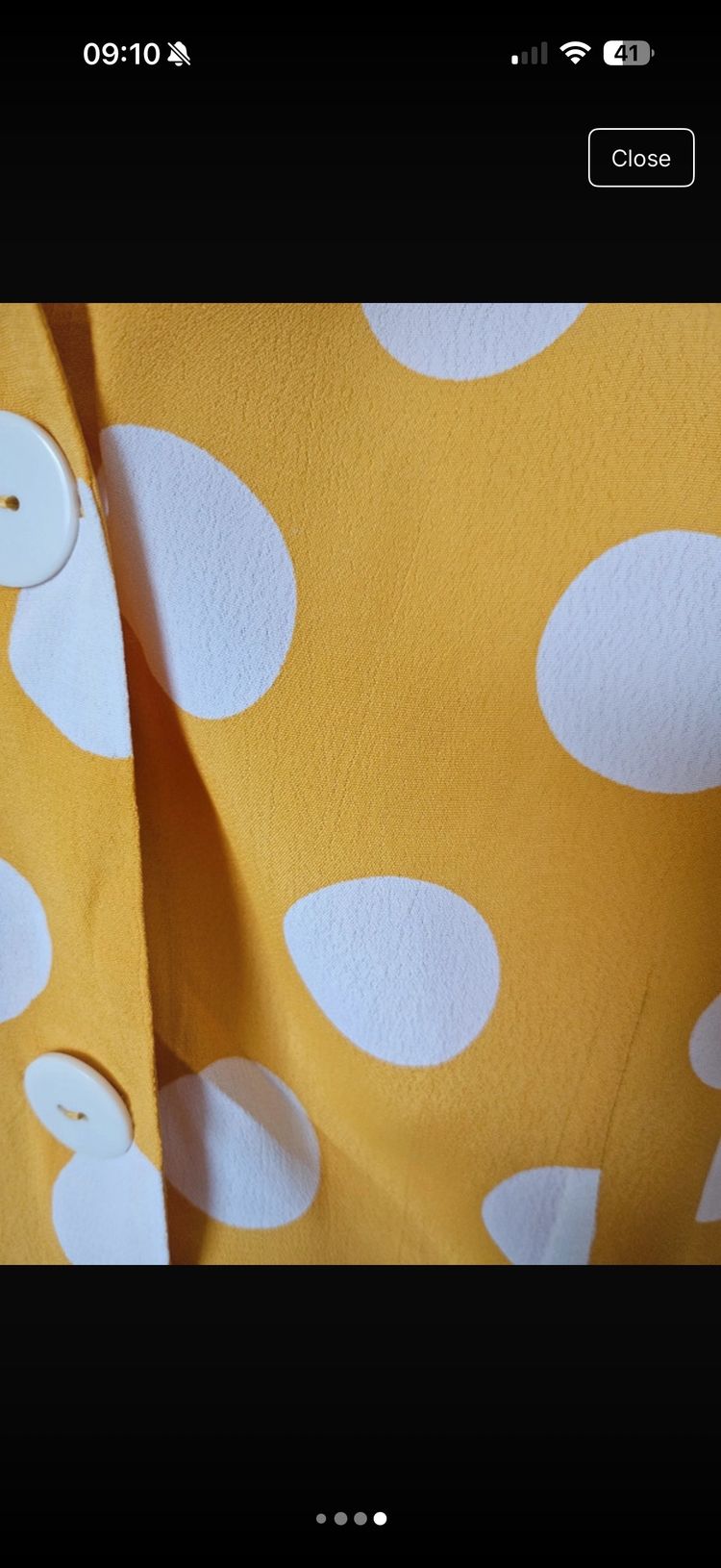 River Island Yellow Polka Dot Blouse image 3