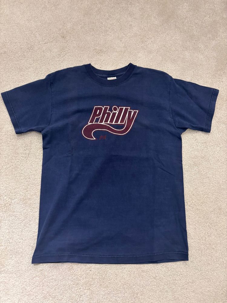 Navy Blue T-Shirt With Philly Text