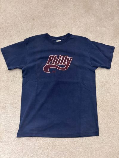 Navy Blue T-Shirt With Philly Text