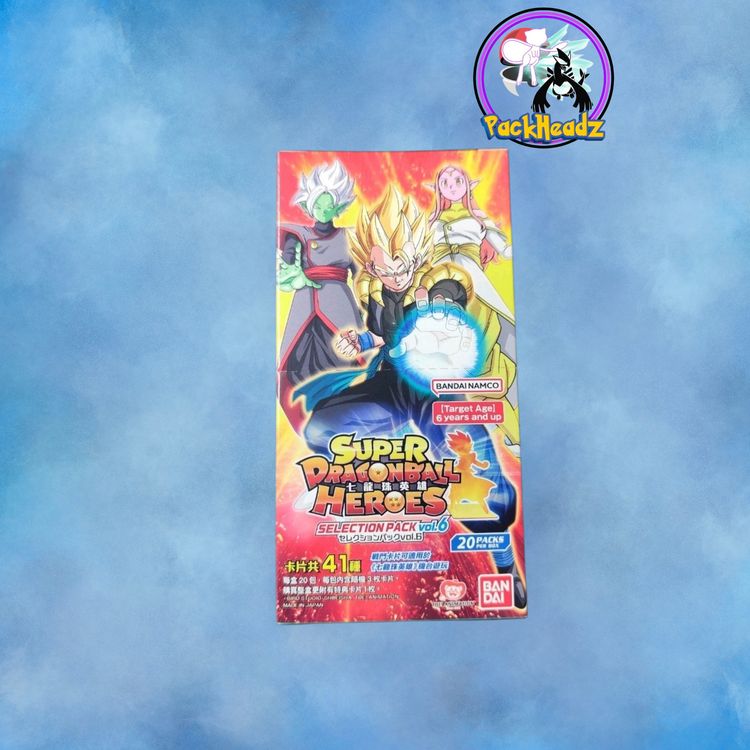 Bandai Super Dragon Ball Heroes Selection Pack Vol.6 product image