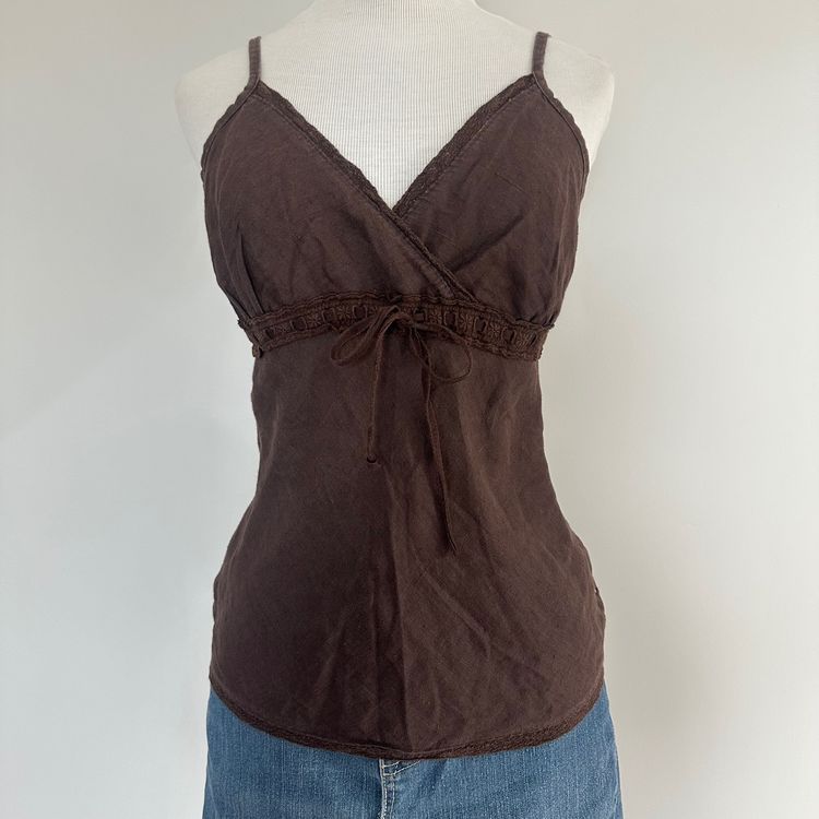Artigili Brown Camisole Top imagen 2