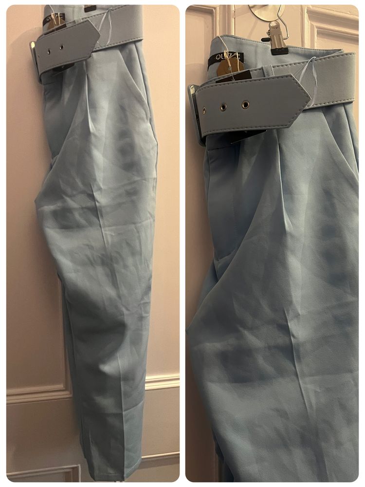 Quiz powder blue trousers 