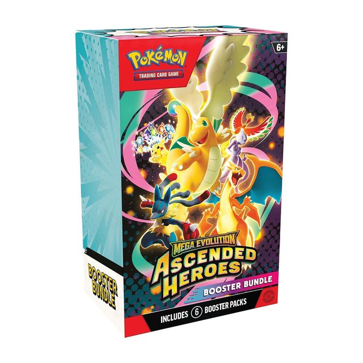 Pokémon TCG: Mega Evolution — Ascended Heroes Booster Bundle (6 Packs) image 1