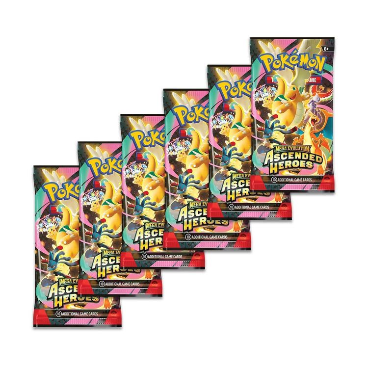 Pokémon TCG: Mega Evolution — Ascended Heroes Booster Bundle (6 Packs) image 2