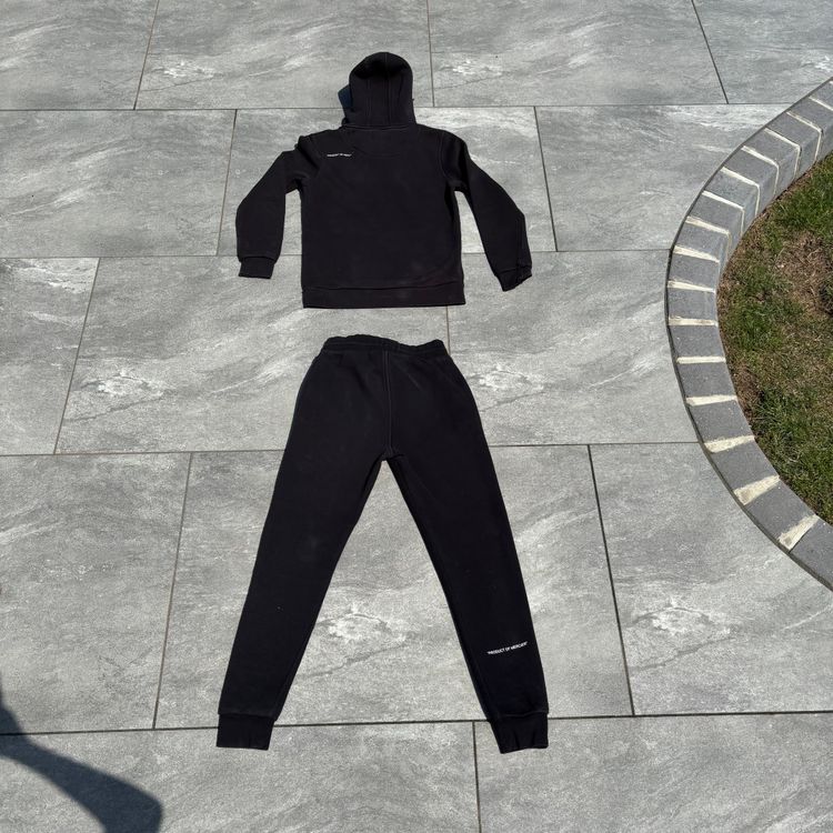 Mercier Black Hoodie And Sweatpants Set image 8