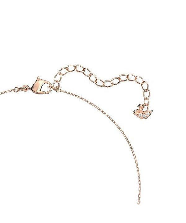 Swarovski Stilla Attract Clear Crystals And Rose Gold Tone Necklace 5510698 For Women 4