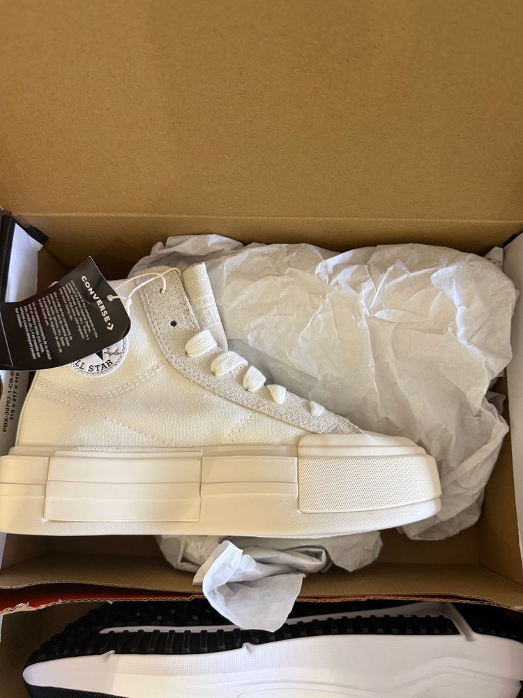 Converse White High-Top Sneakers