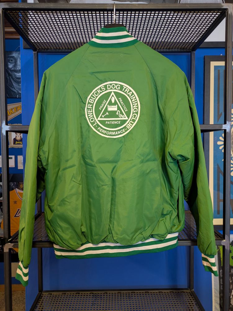 Green Varsity-Style Jacket image 2