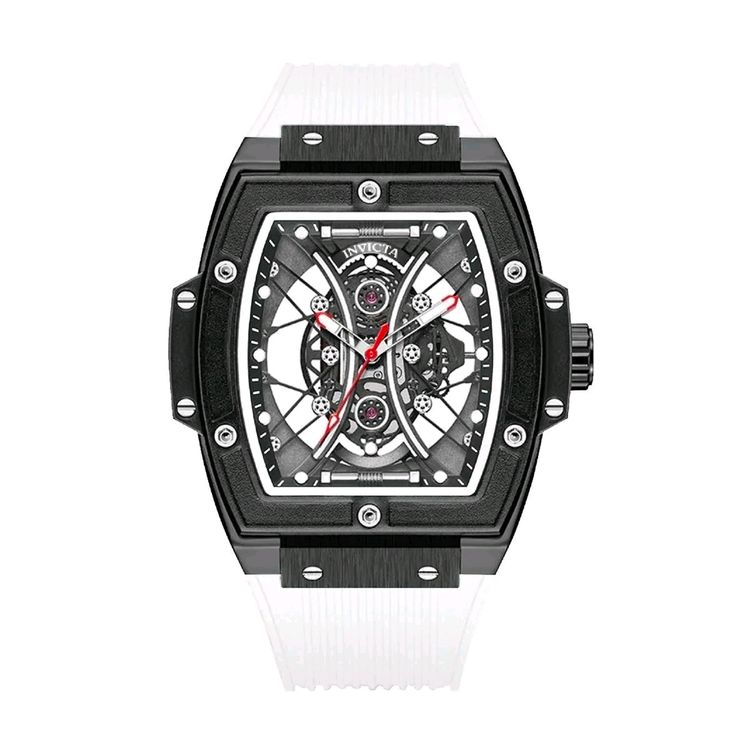 Invicta S1  Rally I by Invicta Transparent Skeleton Dial (White) 50mm Mens Watch - 69844