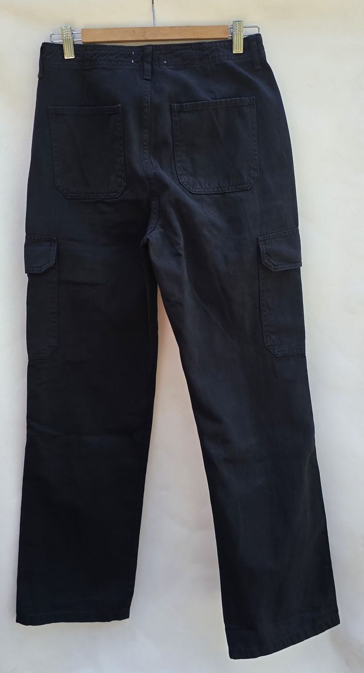 Only Black Cargo Pants image 3