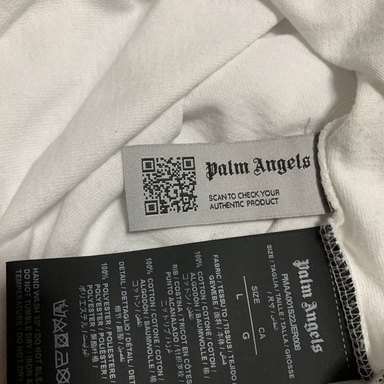 Palm Angels Large Sun Of Beach White Tee image 2