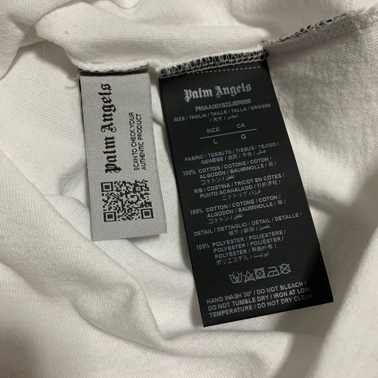 Palm Angels Large Sun Of Beach White Tee image 6