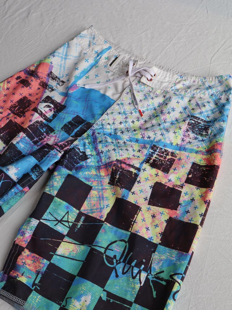 Quiksilver Multicolor Patterned Board Shorts image 7