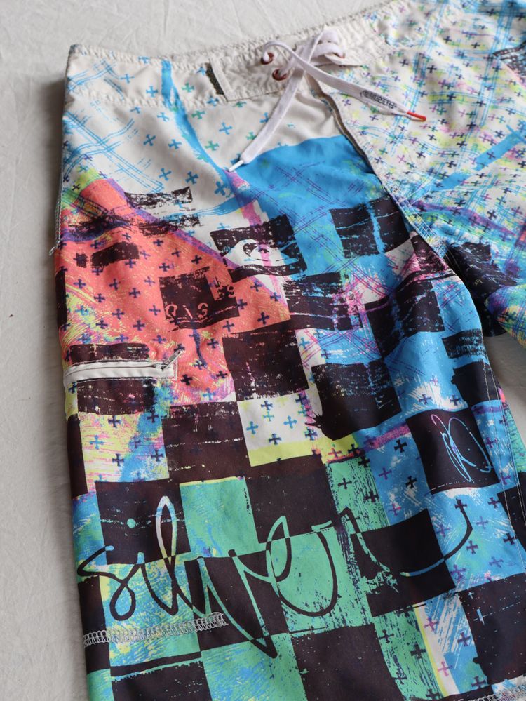 Quiksilver Multicolor Patterned Board Shorts image 6