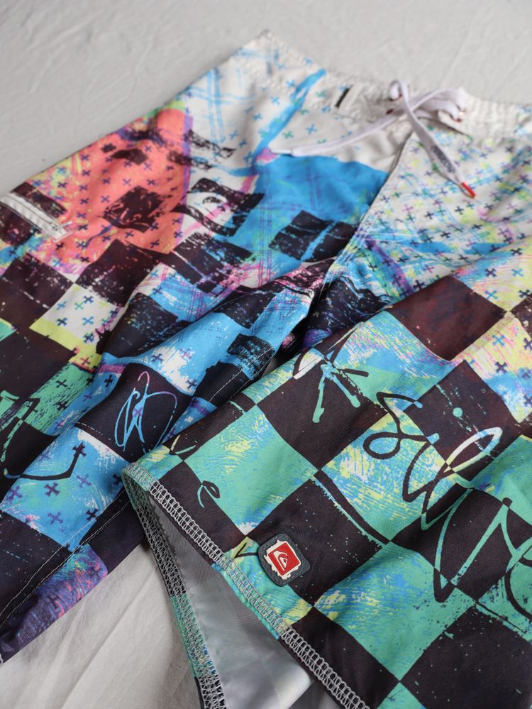 Quiksilver Multicolor Patterned Board Shorts image 3