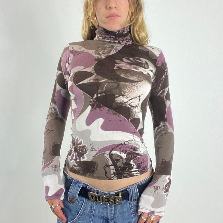 long sleeve turtleneck top image 6